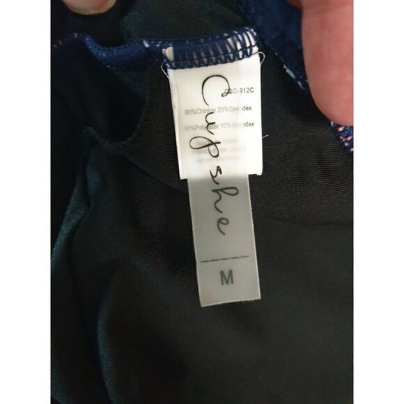 Women's Low Cut Sexy Swimsuit One Piece Plunge Cross Back Swimsuit M NWT - Picture 8 of 8